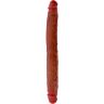 Dildo Dvojitý GET REAL 35 cm s prepuciem mobilním