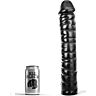 Dildo ALL BLACK 38 cm pro intenzivní stimulaci