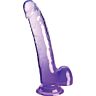 Dildo King Cock Clear 20.3 cm s přísavnou základnou
