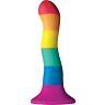 Dildo NS Novelties Colors Wave s přísavkou