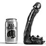 Dildo ALL BLACK 19 cm | Realistický a tenký