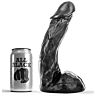 Dildo All Black 23 cm s flexibilním designem