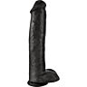 Dildo KING COCK 38 CM s varlaty pro intenzivní zážitky