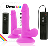 Dildo Diversia 17 cm s flexibilní vibrací
