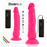 Dildo Diversia 21 cm s vibrací a dálkovým ovládáním