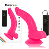Dildo Diversia 21.5 cm s regulovatelnou vibrací