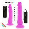 Dildo Diversia 21 cm s vibrací a flexibilitou