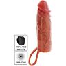 Vibrační návlek na penis Get Real Hydrated Skin 16 cm