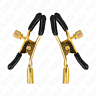 Pinzas Pezones KINK Gold Nipple Clamps 6 cm