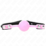 Mordaza KINK COLLAR & GAG Luminous Silicone Ball 4 cm