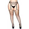 Plus Size Stockings with Garter by Leg Avenue