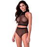 Body stocking PASSION BS116 s krajkovým efektem