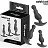 Anální zásuvky Addicted Toys Set 3 pro pohodlné prozkoumání