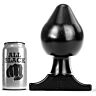 Buttplug ALL BLACK 19 cm s postupným otevíráním