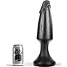 Plug anal ALL BLACK 35 cm s anatomickým tvarem
