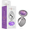 Anální Plug INTENSE s diamantovou ozdobou velikost M