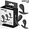 Anální Plugs Addicted Toys Set de 3 pro postupnou stimulaci