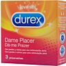 Kondomy DUREX Dame Placer s body a drážkami