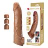 Nastavitelný návlek na penis 26 cm v přirozené barvě