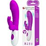 Vibrátor Pretty Love Naughty Bunny s dvojitými vibracemi