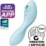 Sací stimulátor Satisfyer Curvy Trinity 5 s vibracemi a aplikací