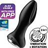Anální zásuvka Satisfyer Rotator Plug 2+ s vibrací a rotací
