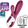 Vibrátor Satisfyer Hot Bunny s ovládáním aplikací a horkou funkcí