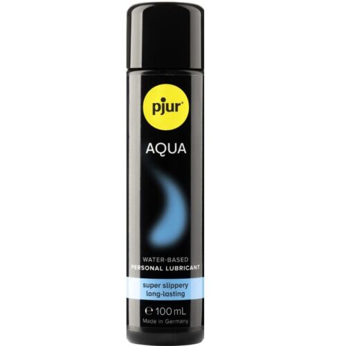 Lubrikant Pjur Aqua 100 ml pro hladké a dlouhotrvající účinky