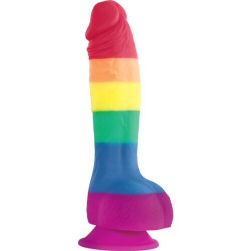 Dildo Loviux PRIDE LGBT 15 cm s přísavkou a jemnou texturou