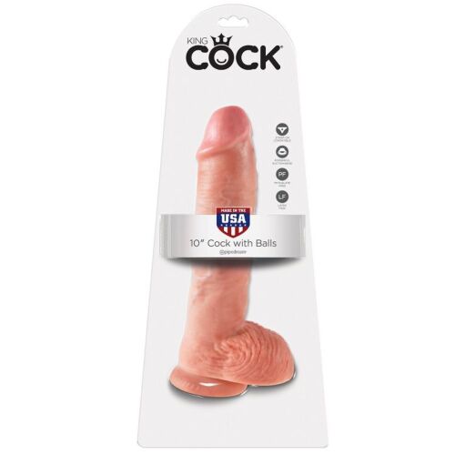 Dildo King Cock 10 s realistickým dotykem
