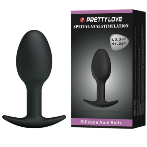 Anální plug Pretty Love s vnitřní koule 6.5 cm