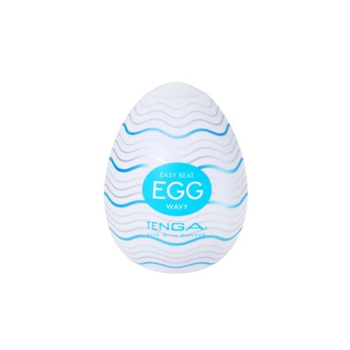 Masturbátor Tenga EGG Wavy s texturou