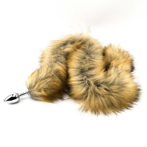 Butt Plug Furry Fantasy Red Fox Tail s ocasem