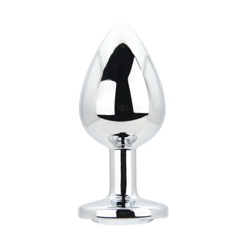 Butt Plug Toosh Metal Large s čirým kamenem Plata
