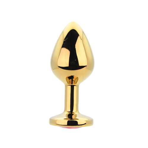 Butt Plug Toosh Metal Medium s červeným kamenem