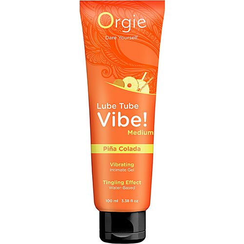 Lubrikant Orgie LUBE TUBE VIBE PIÑA COLADA s vibrací