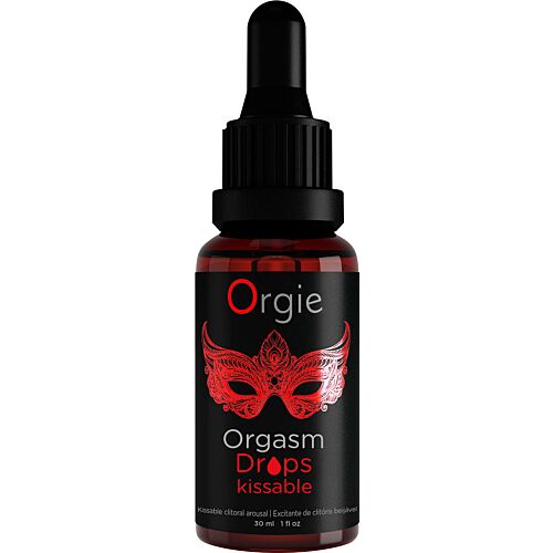 Gel intimní Orgie Orgasm Drops Kissable 30 ml pro orální sex
