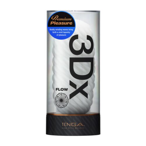 Masturbátor Tenga 3DX Flow s dynamickou stimulací