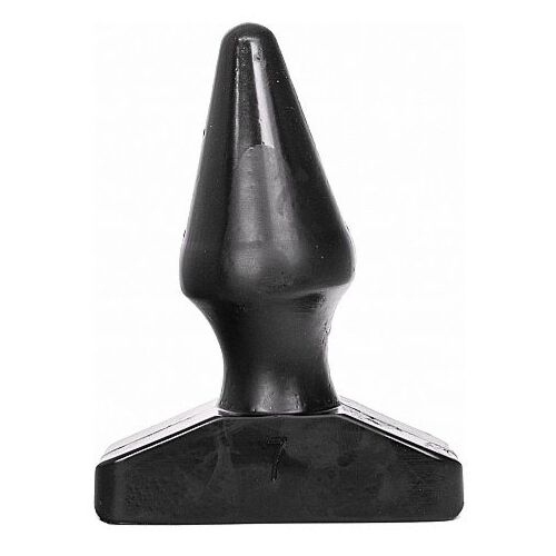 Anální Zásun ALL BLACK 16 cm s kuželovým tvarem