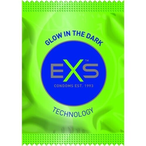 Kondomy Exs Glow 100's - Kondomy, co svítí ve tmě