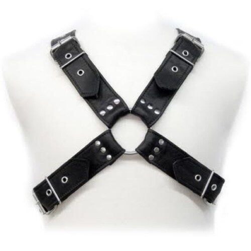 Postroj Leather Body Buckles pro muže s nastavitelnými popruhy