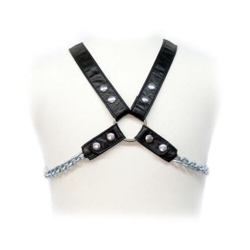 Postroj Homme Leather Body Chain Harness II pro BDSM