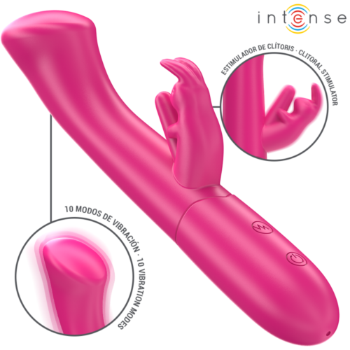 Vibrátor INTENSE Julieta 18,6 cm s 10 vibracemi