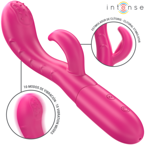Vibrátor INTENSE AMARA s jazykovým stimulátorem