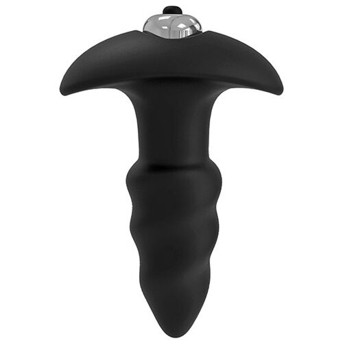 Anální plug S Pleasures Butt Plug Wave s vibrací