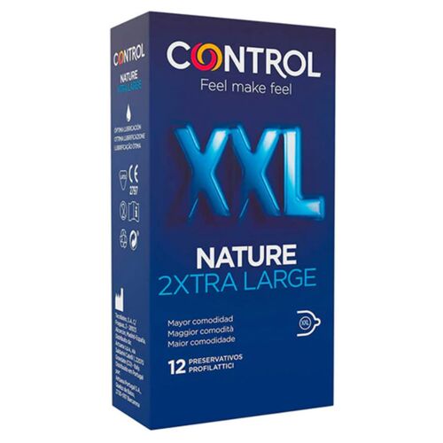Kondomy Control Nature XXL 12 ks s širšími rozměry