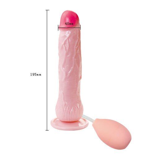 Dildo BAILE EROS s funkcí simulace ejakulace
