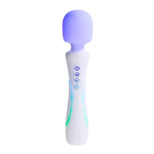 Vibrátor Paradise Pleasure Products The Wand s RGB osvětlením