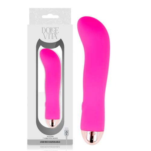 Vibrátor DOLCE VITA RECHARGEABLE TWO 7 MODŮ