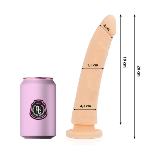 Dildo DELTACLUB 20 cm - realistický zážitek ze silikonu